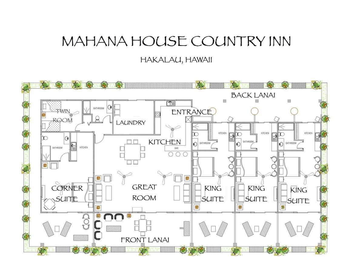 Mahana House Country Inn North Hilo Екстер'єр фото